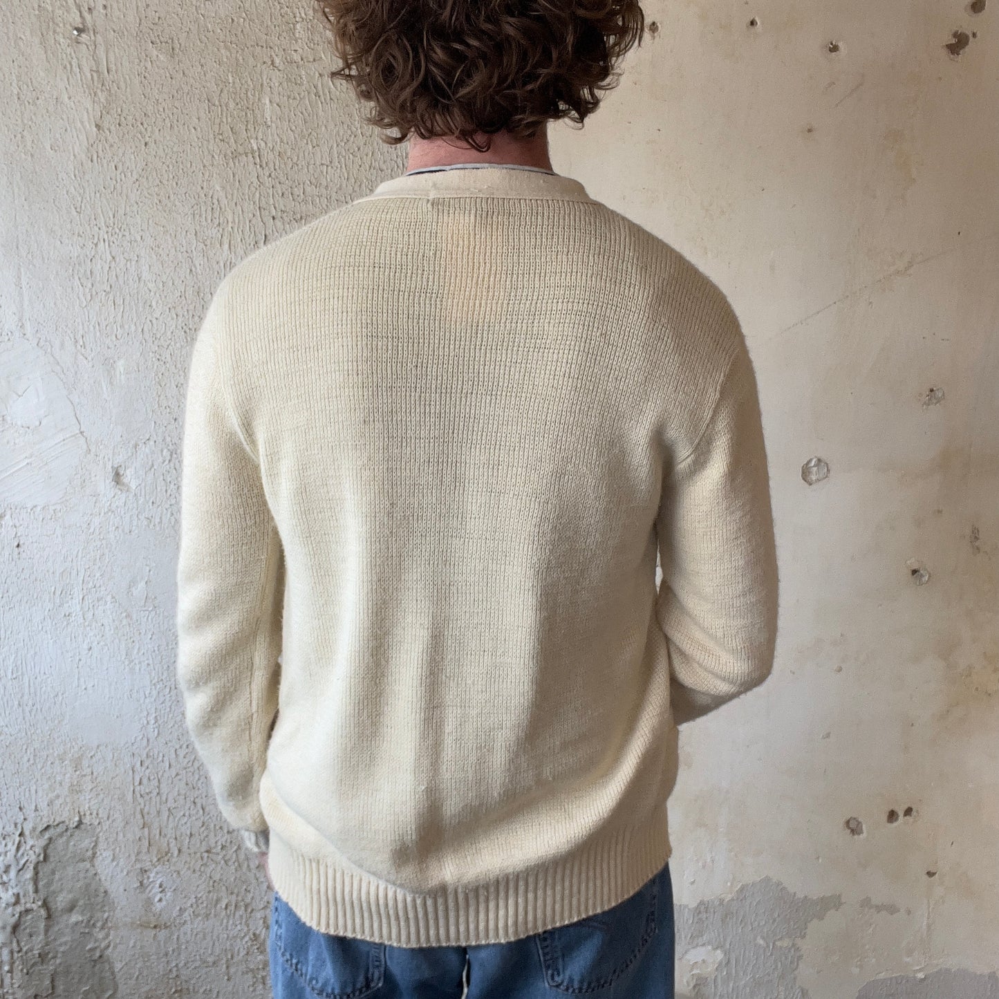 VTG TOWNCRAFT CREAM CARDIGAN