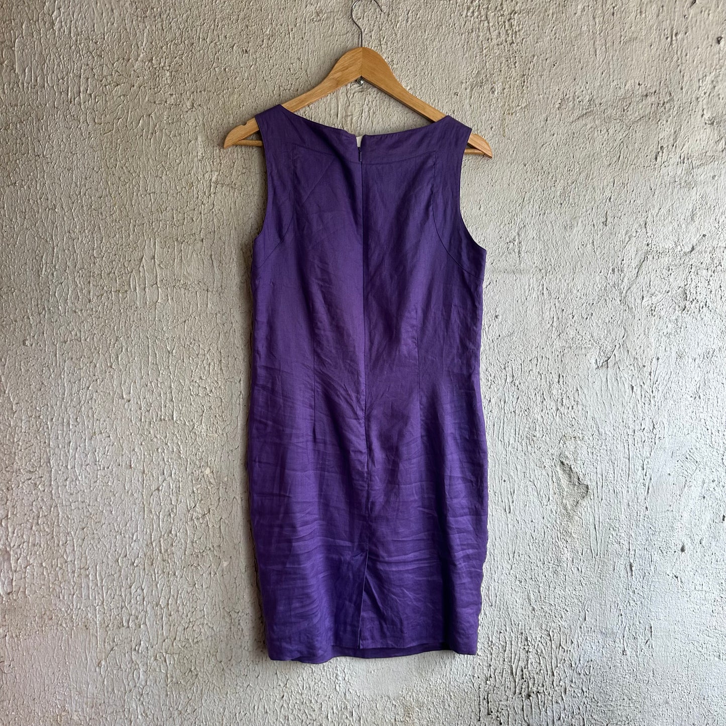 Vtg Purple Tank Dress M