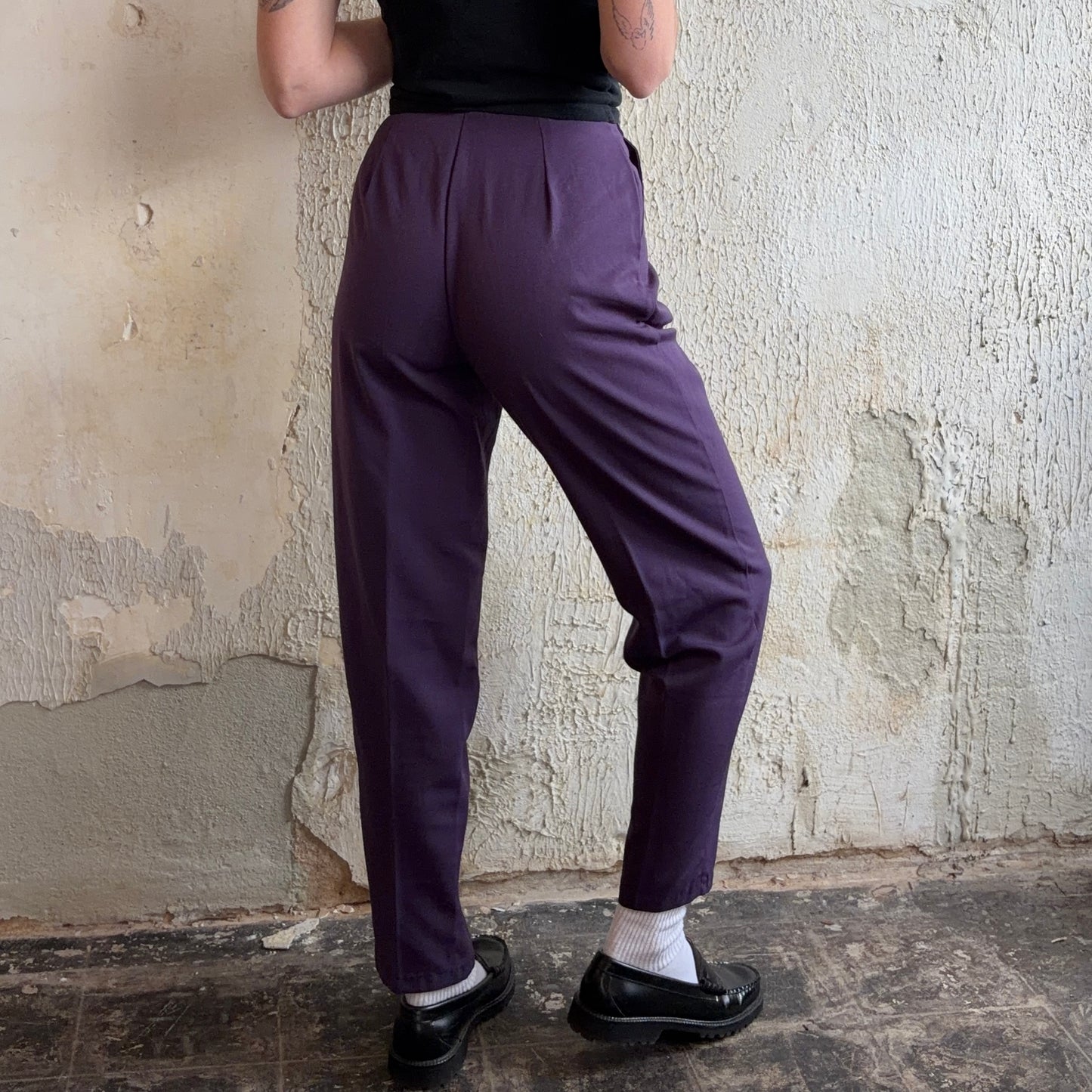 1980’s Plum High Waisted Pants 0