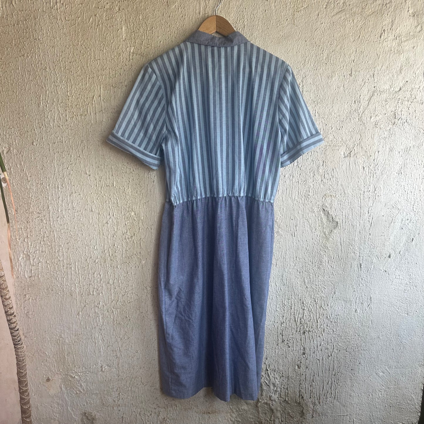 Vtg Striped Dress M