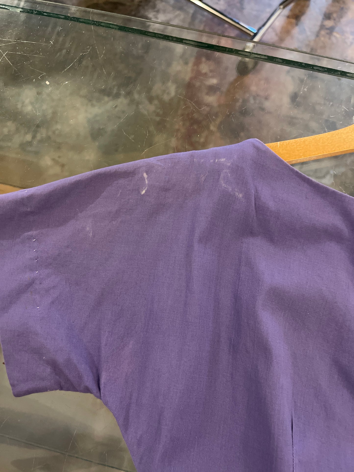 VTG Purple Colorblock Dress XXS