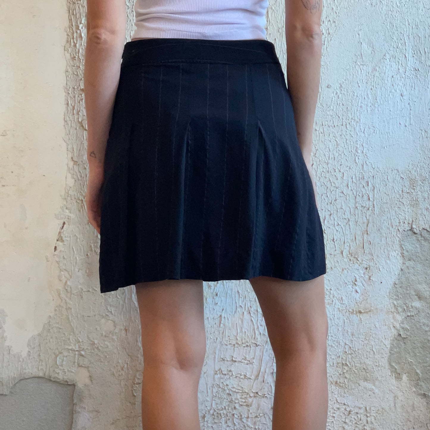 Pinstripe Skirt