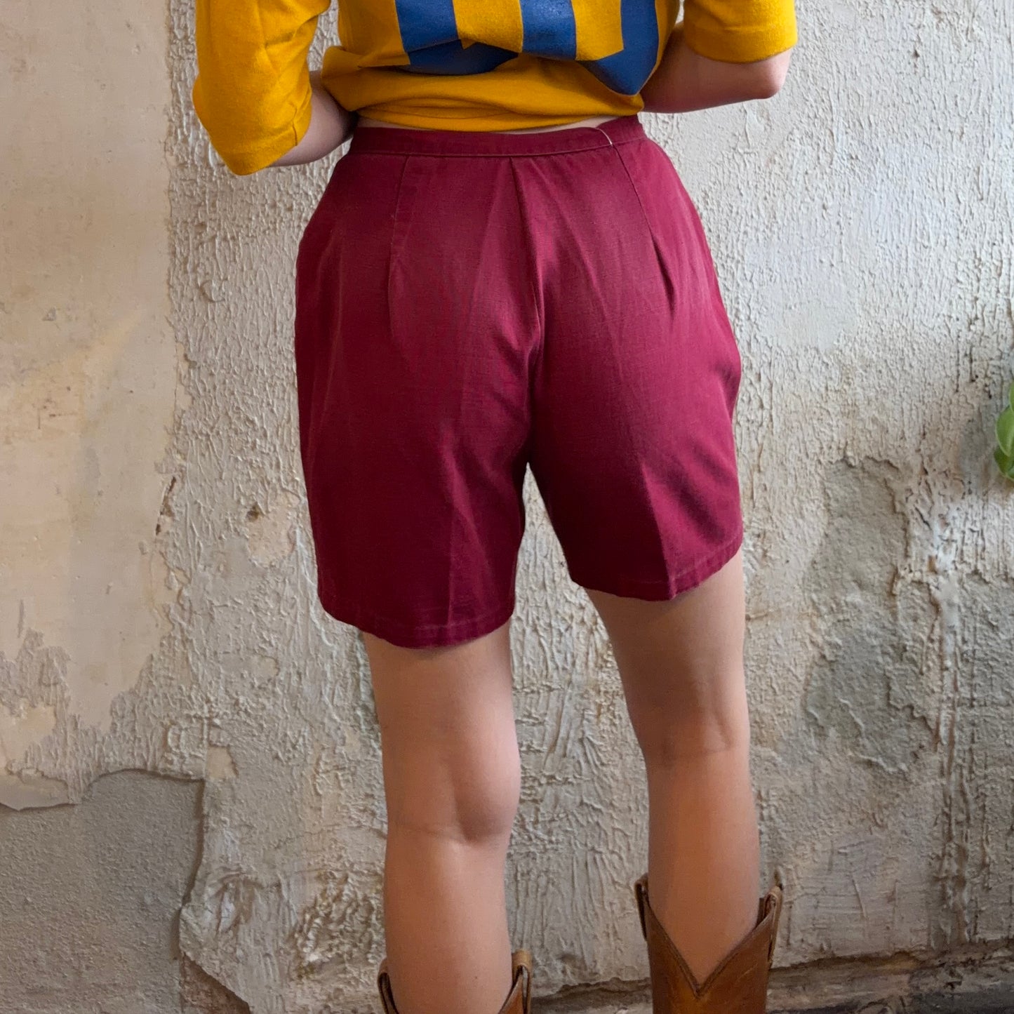 Burgundy Shorts VTG S