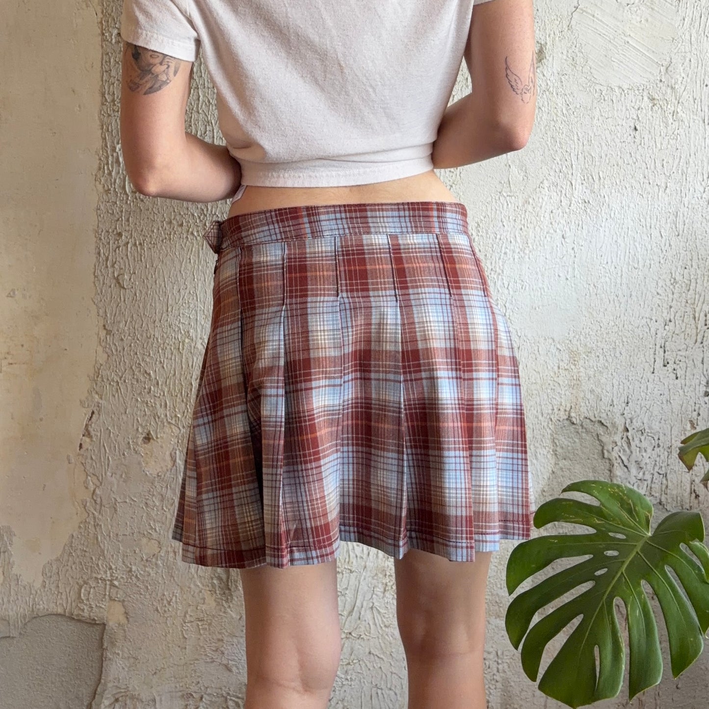 Plaid American Eagle Skirt S