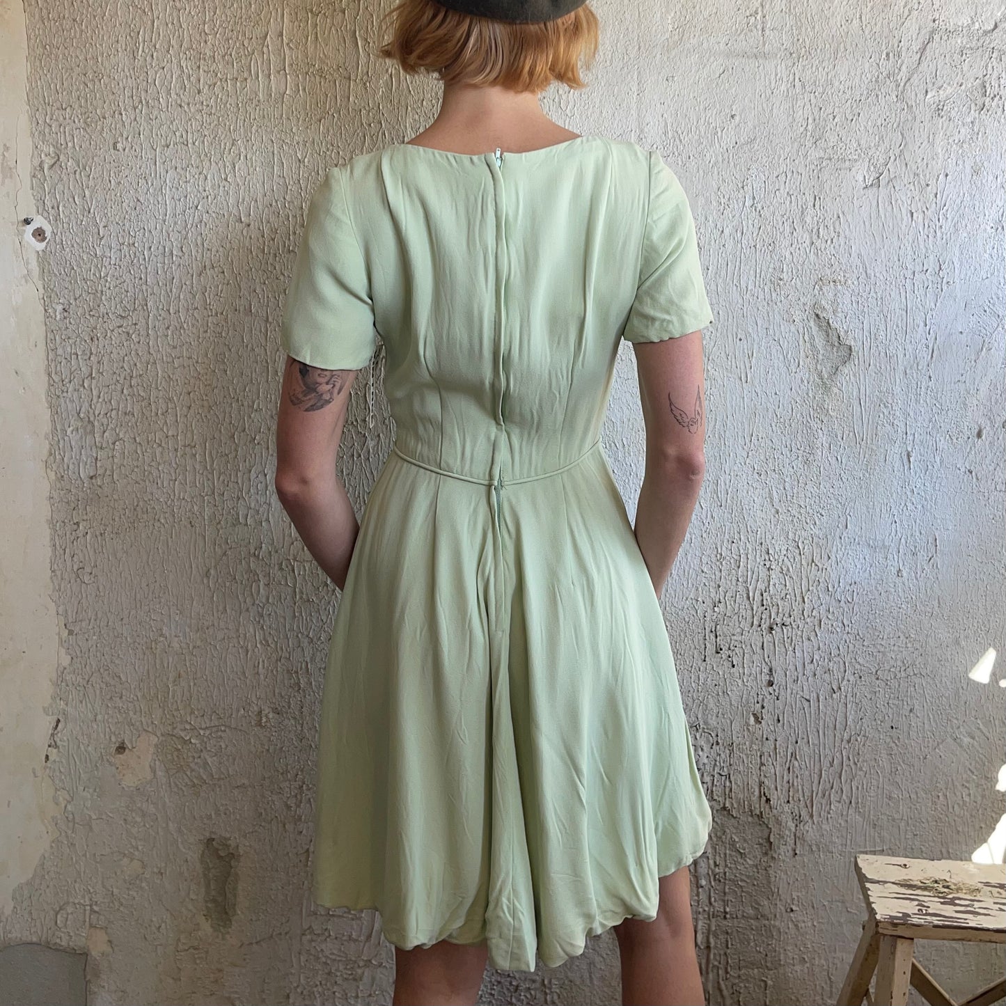 VTG Seafoam Green Dress XS