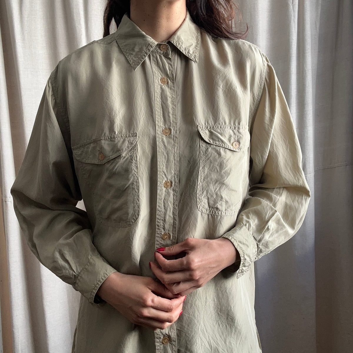 Silk Taupe Bottom Down M