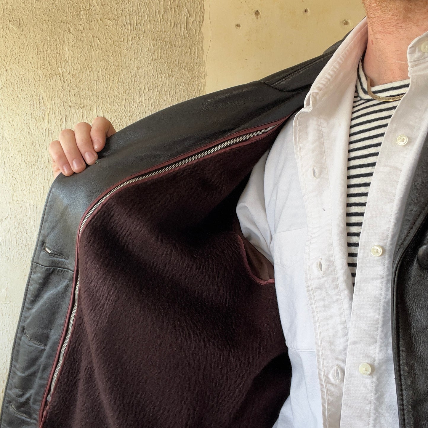 70s WOODARDS LEATHER JACKET