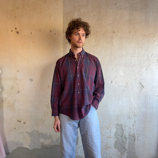 VTG  Royal Knight Plaid Shirt