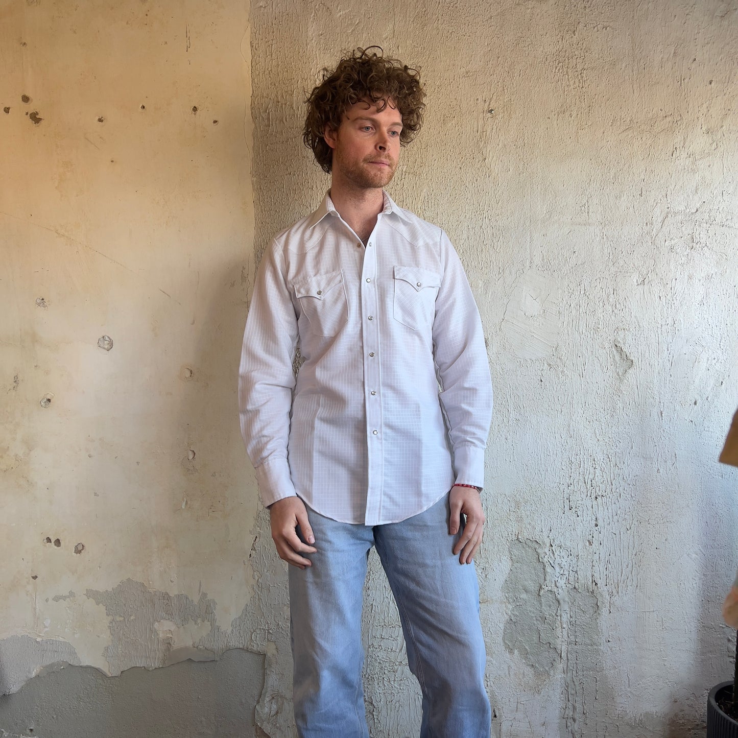 VTG Silver Collection Pearl Snap Shirt