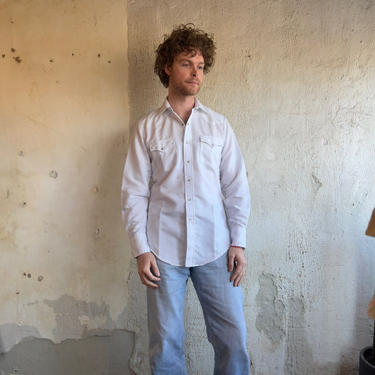 VTG Silver Collection Pearl Snap Shirt