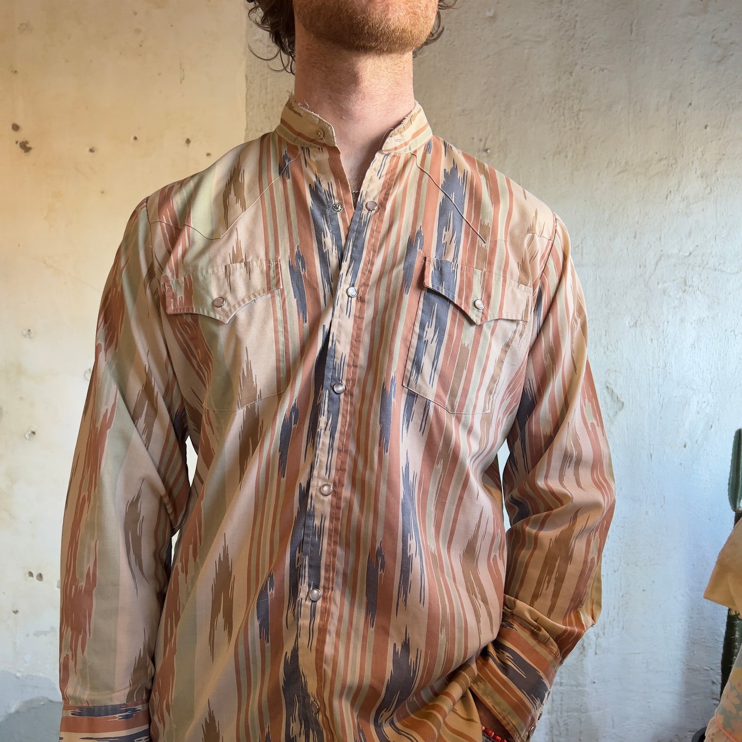 ELY Cattleman Earth Tone Pearl Snap