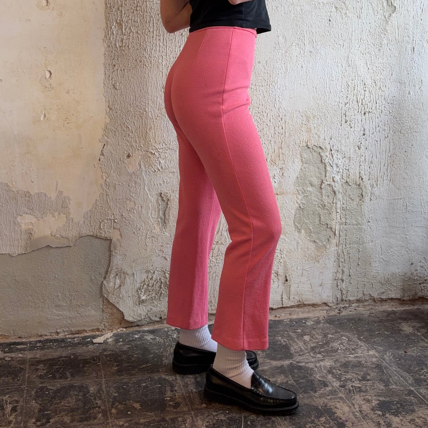 Devon Bubblegum Pink Stretchy Trousers 0
