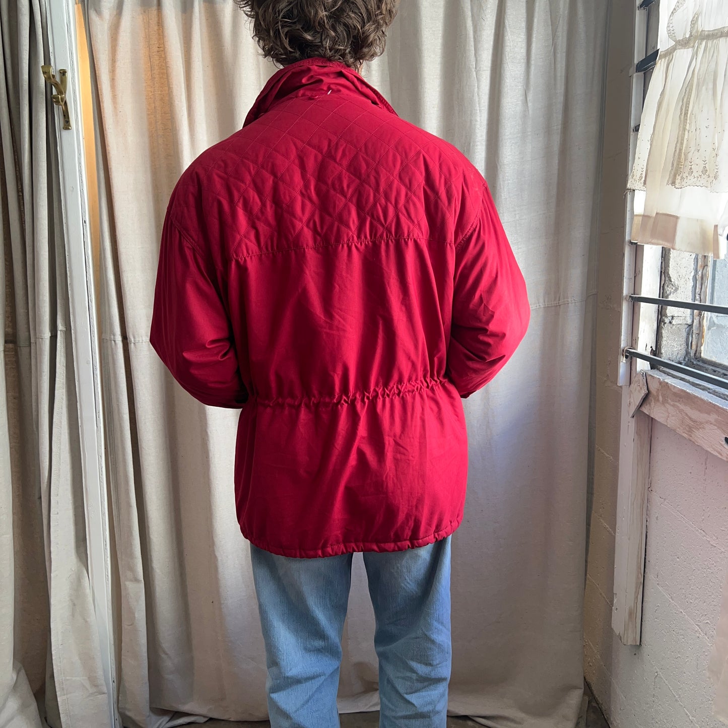 Red sport jacket