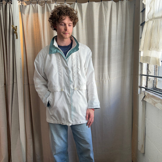 White and Blue Jacket