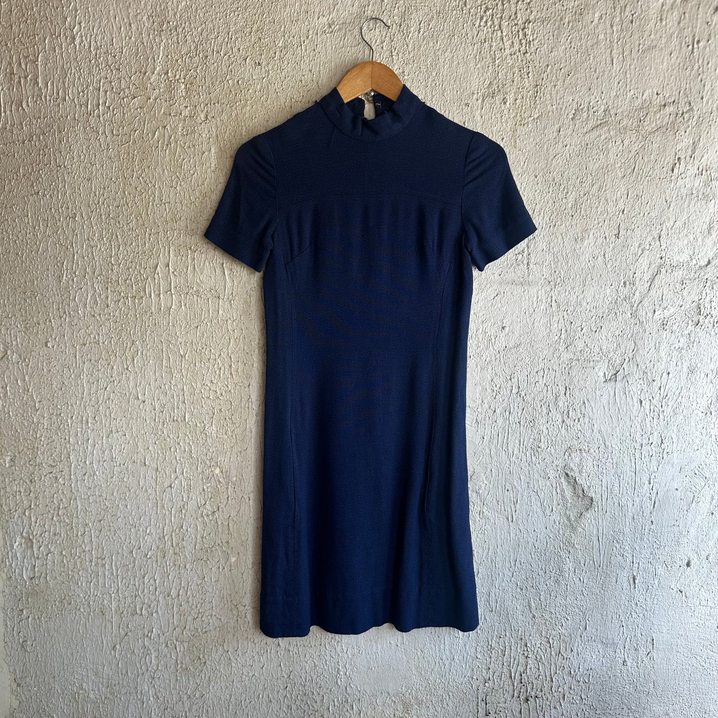 Navy Blue Dress w/ lil front pockets S