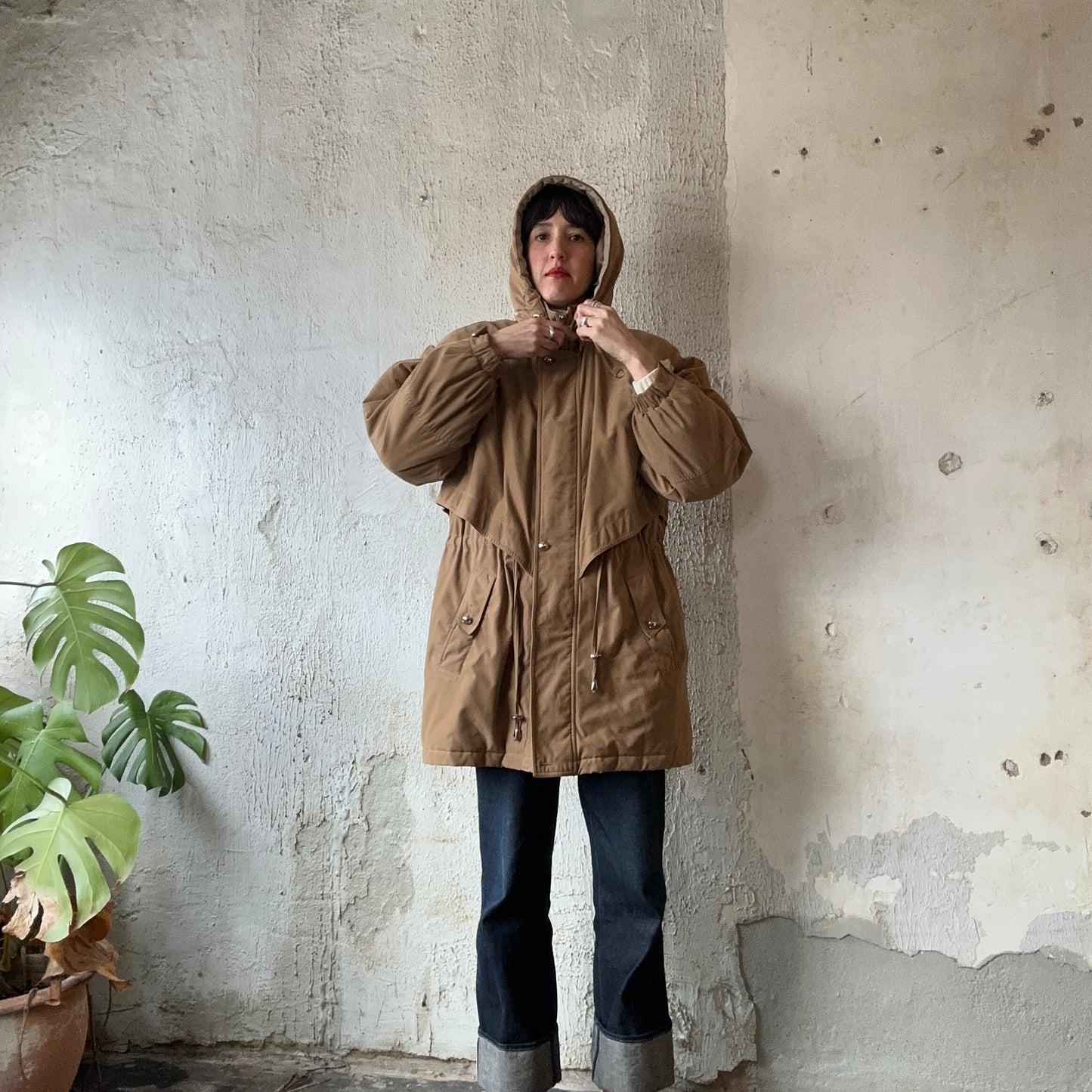 Light Brown Soft Parka