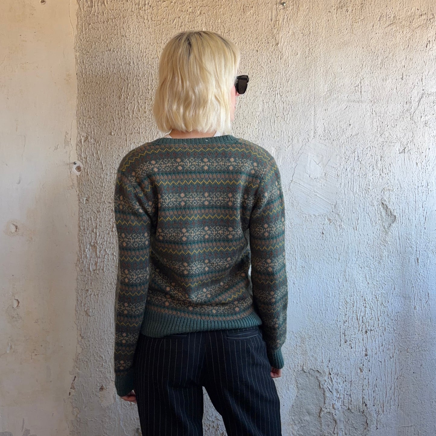 John Meyer Pattern Sweater M