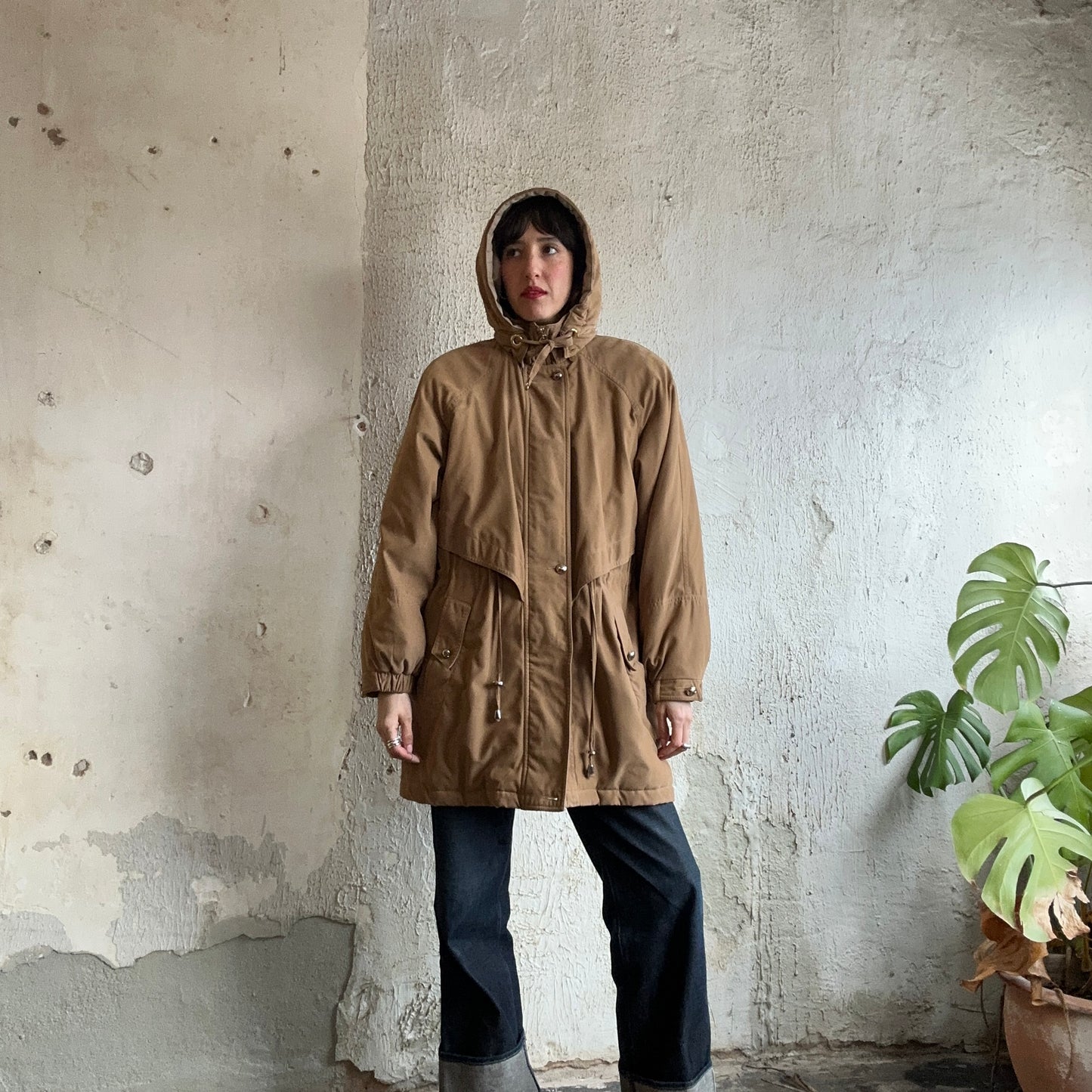Light Brown Soft Parka