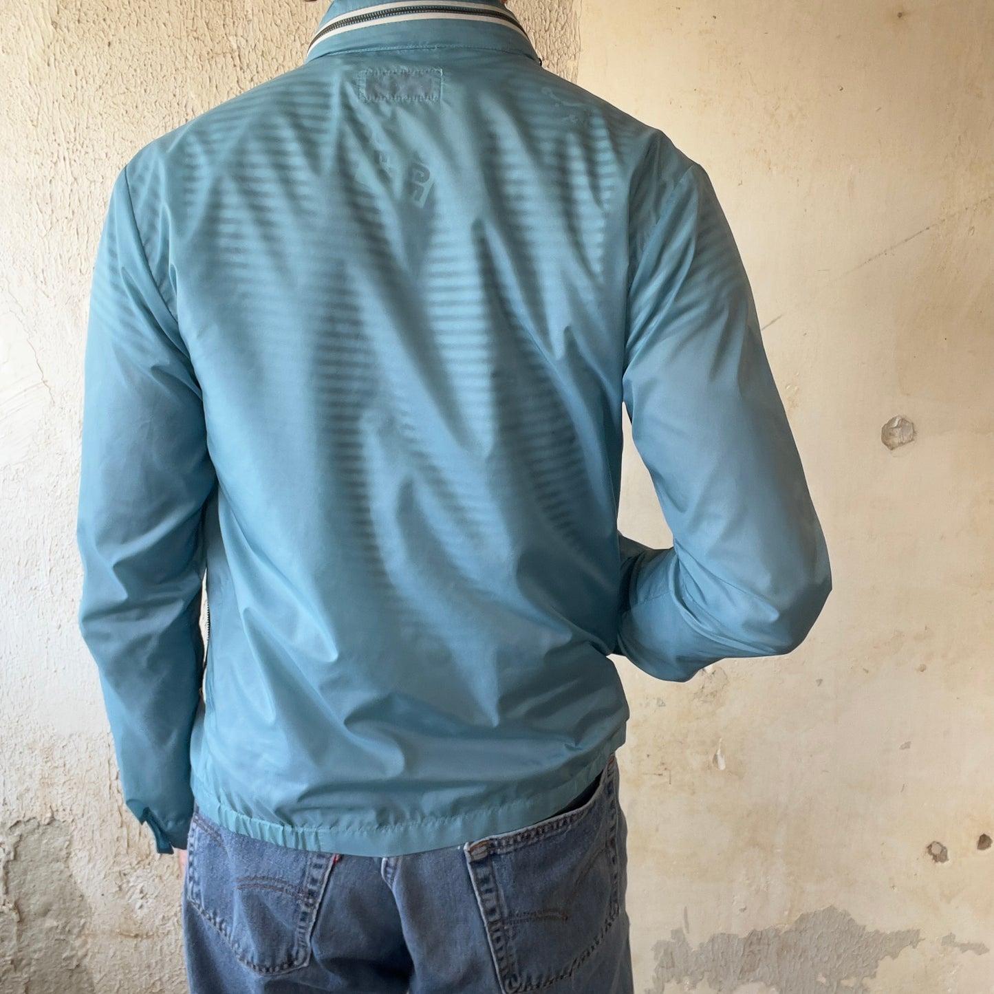 VTG BLUE PENGUIN WINDBREAKER JACKET