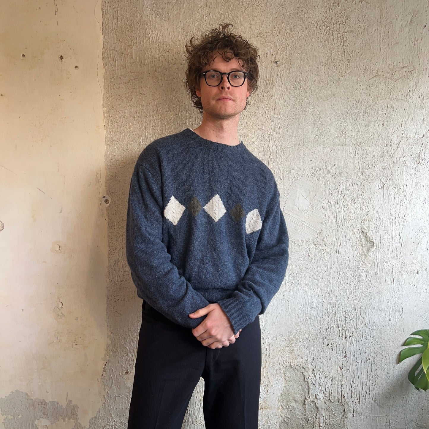 Cherokee argyle sweater