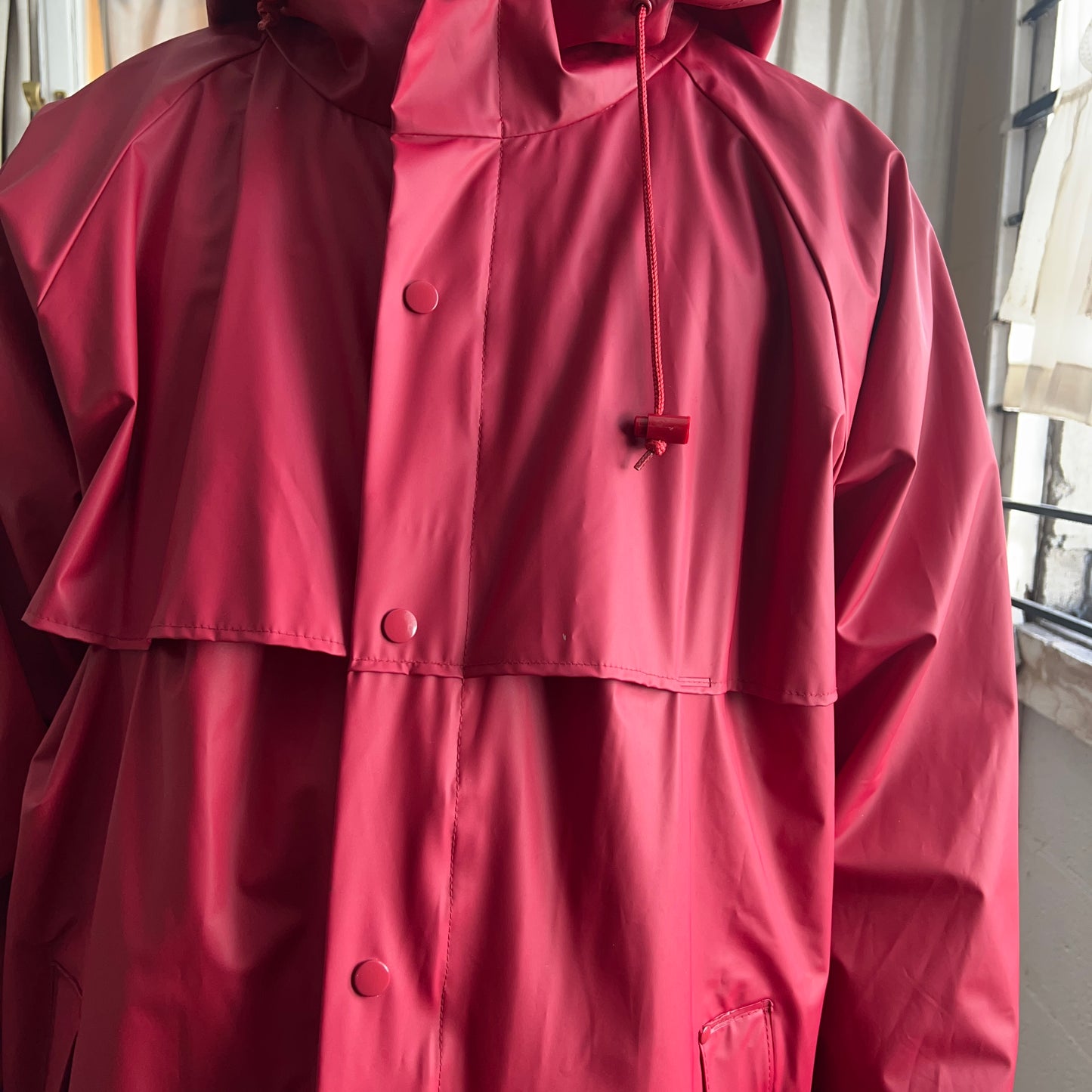 Red Rain Jacket
