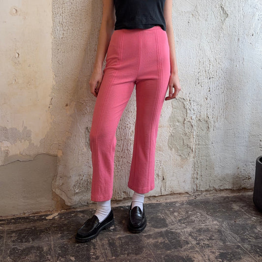 Devon Bubblegum Pink Stretchy Trousers 0