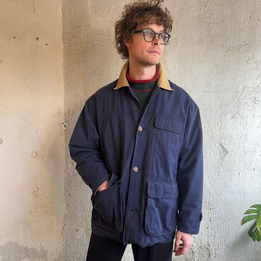 Navy blue barn jacket