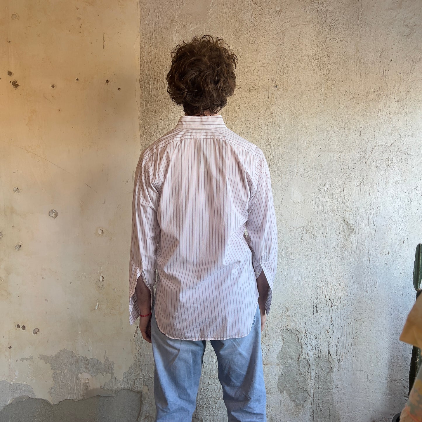 VTG Red and White Pinstripe Shirt