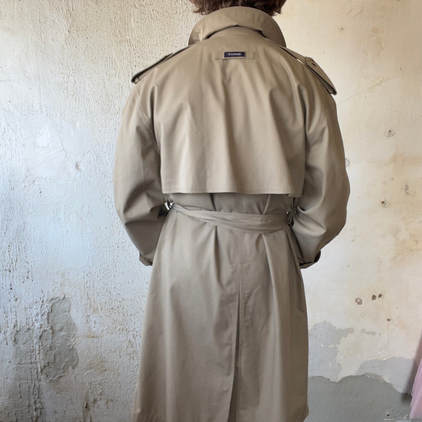 VTG GANT KHAKI TRENCH COAT