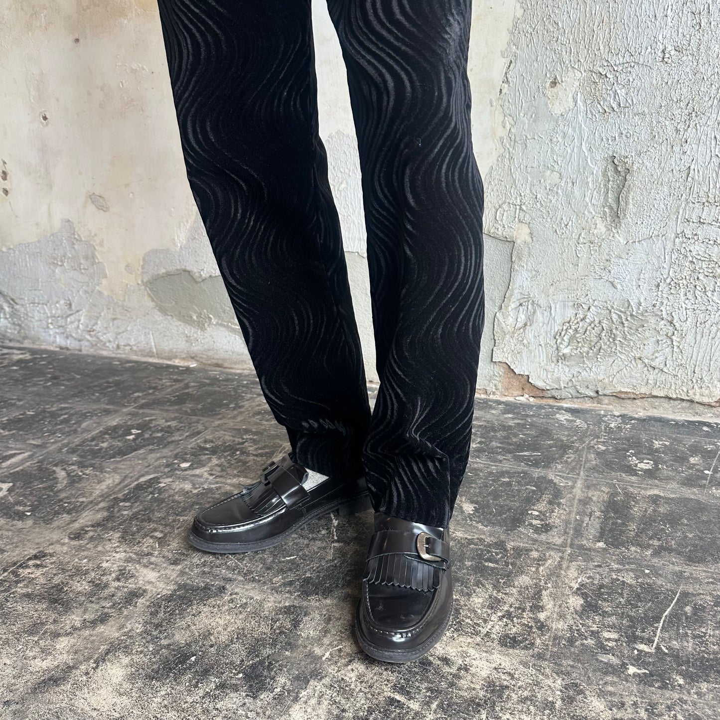 VTG Velvet Swirl Pants 34x29