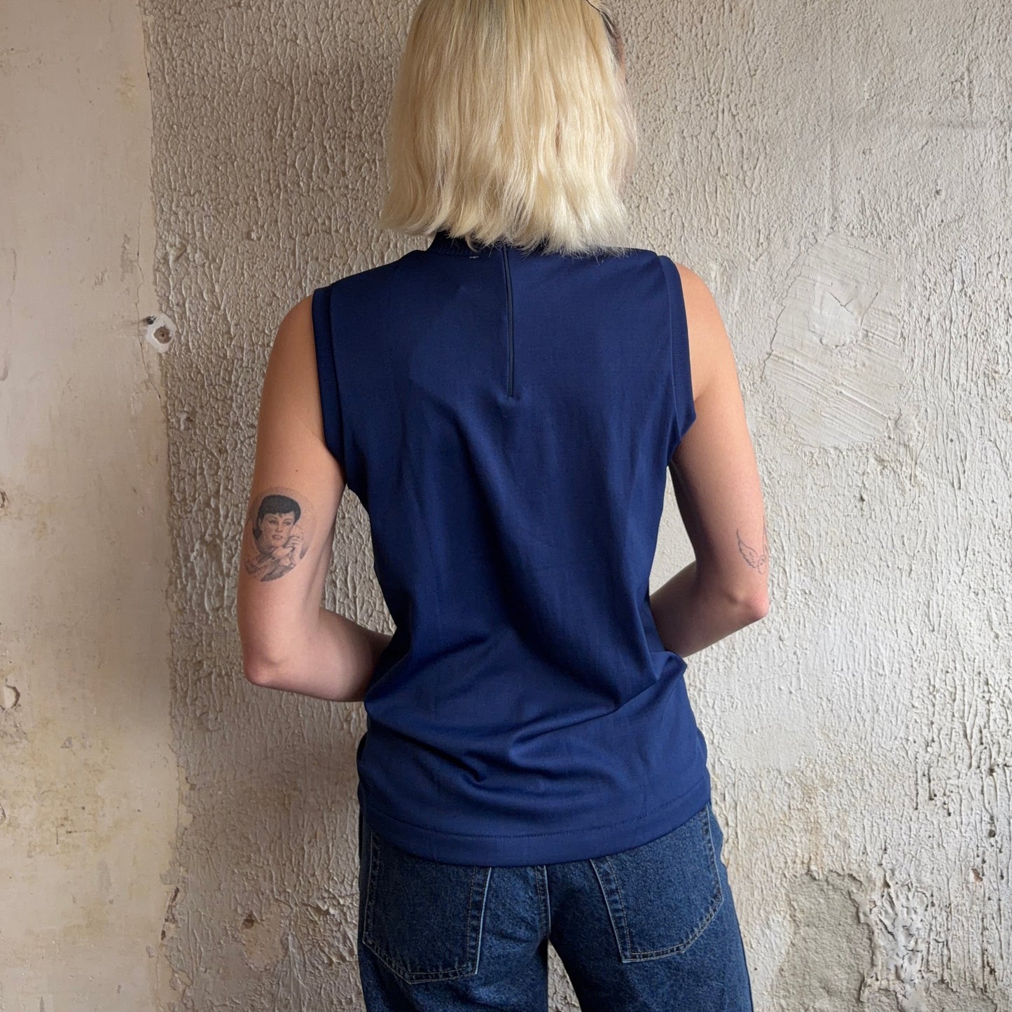 VTG Mockneck Tee M