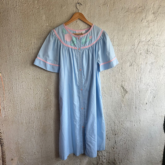 Vtg Bed Dress M