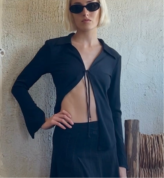 Bell Sleeve Blouse S