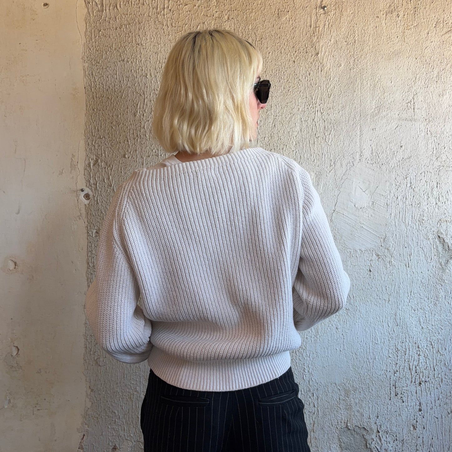 VTG Cream Knit S