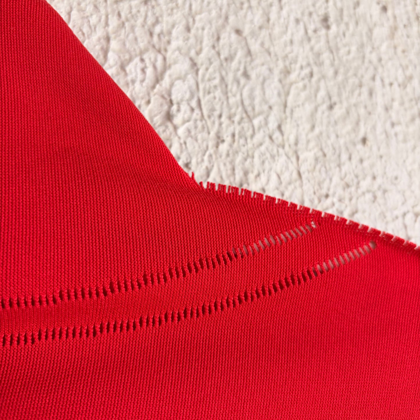 Issey Miyake Red Mock Neck