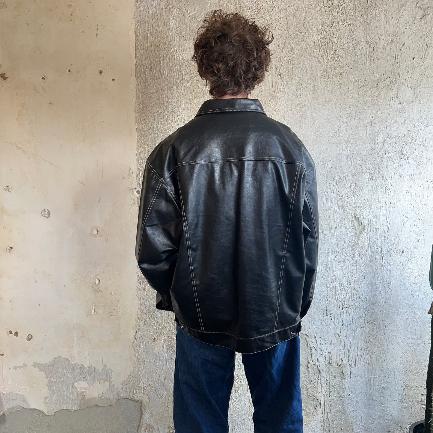 Goff Black Leather Jacket