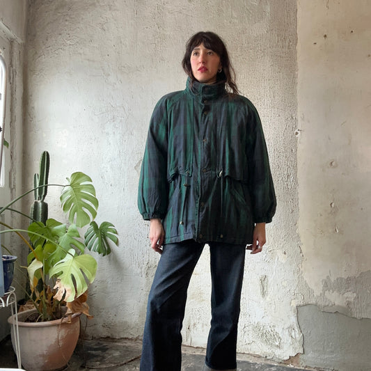 VTG Green/Blue Plaid Jacket