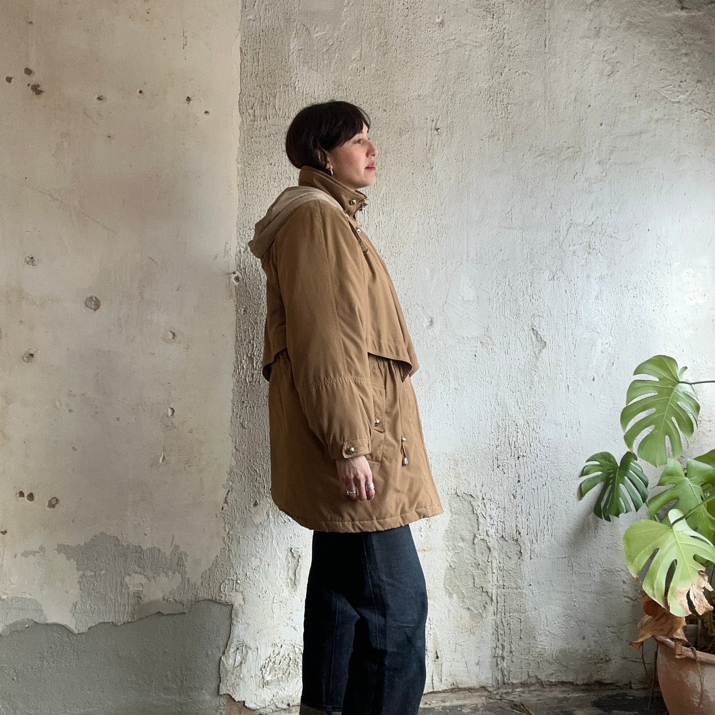 Light Brown Soft Parka