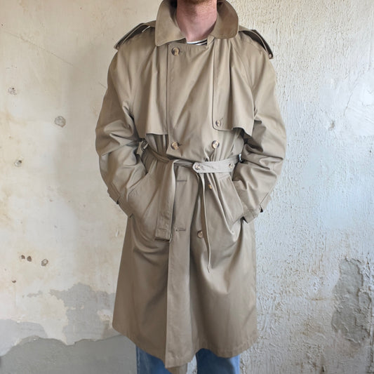 VTG GANT KHAKI TRENCH COAT
