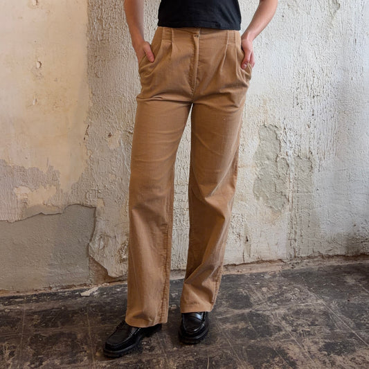 High Waisted Brown Cords 2