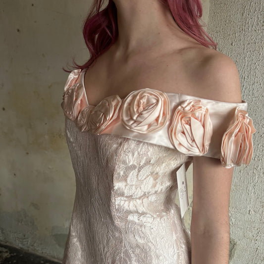 Pink Rose Dress M