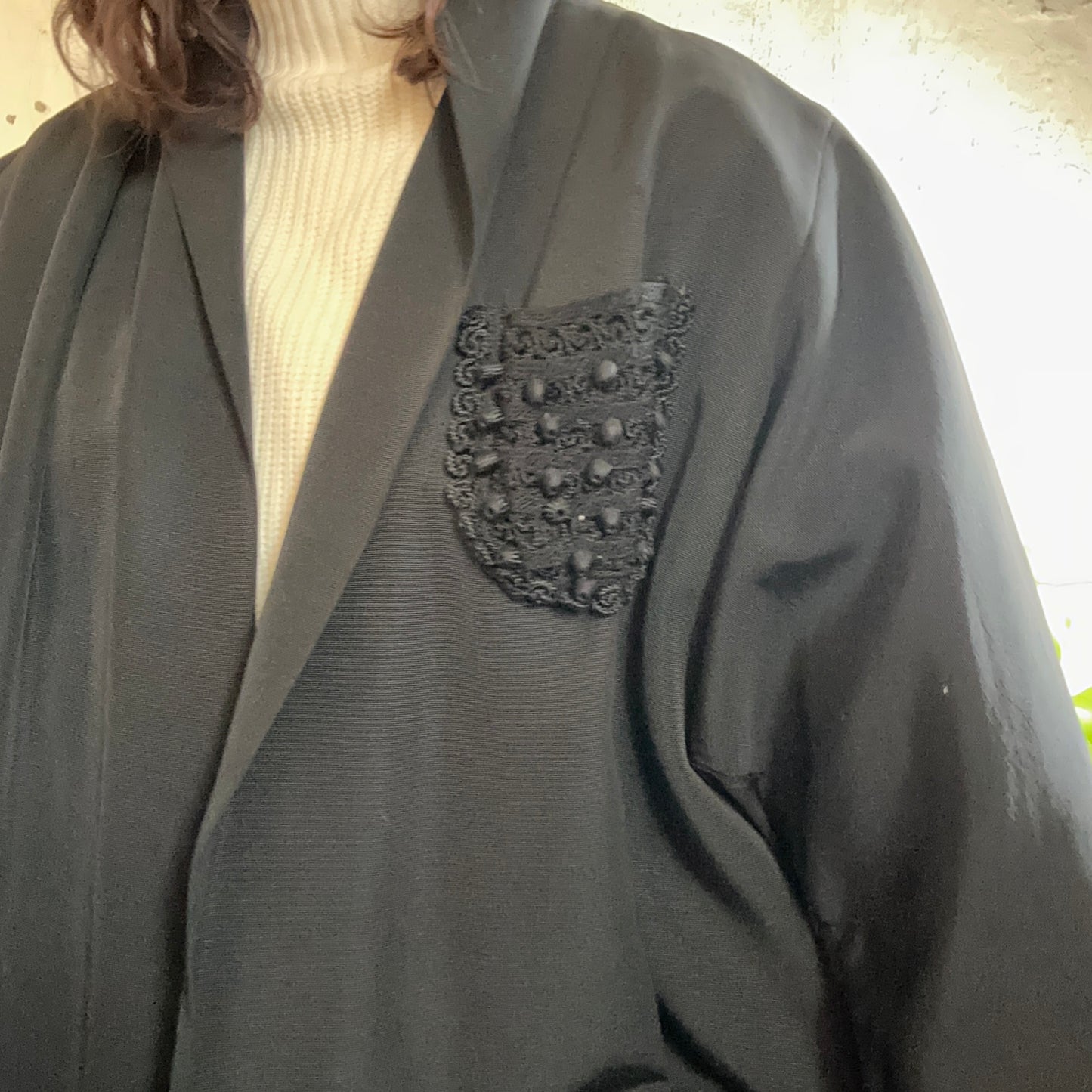 VTG Handmade Tassel Pocket Coat