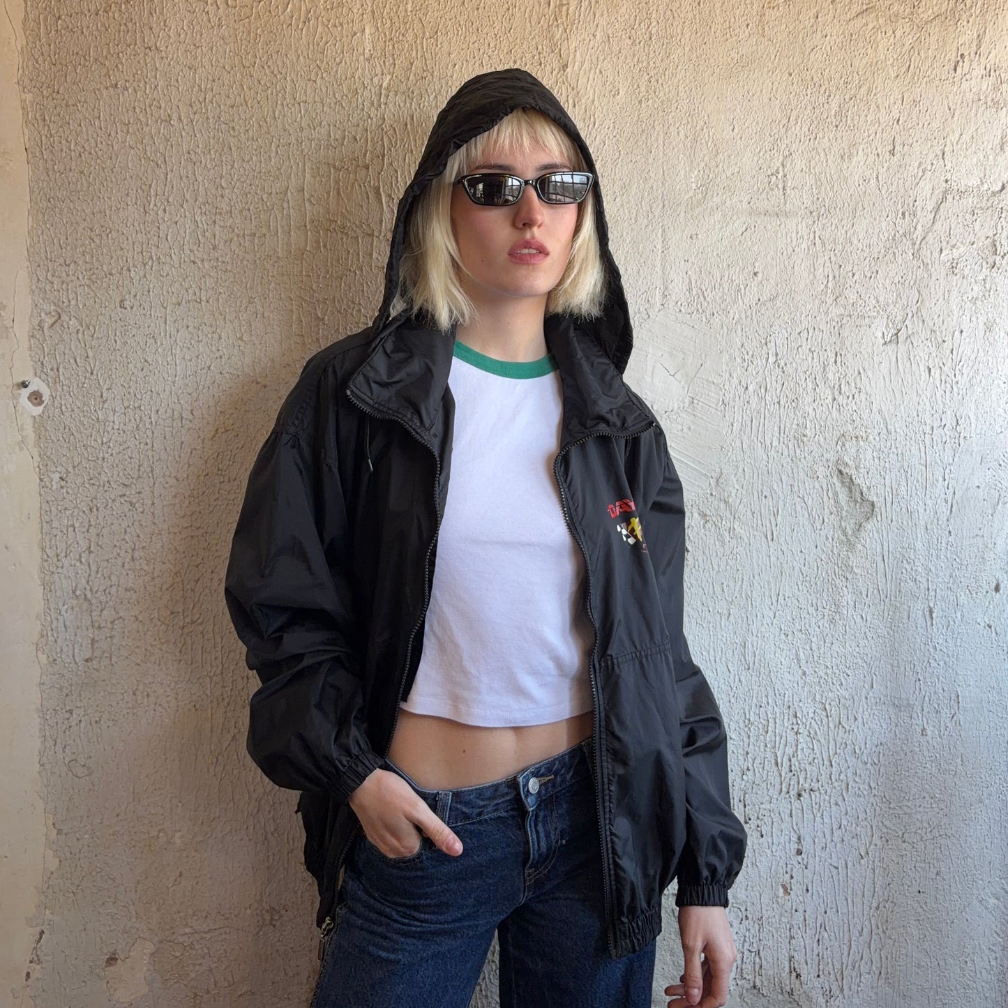 Racing Windbreaker Jacket L