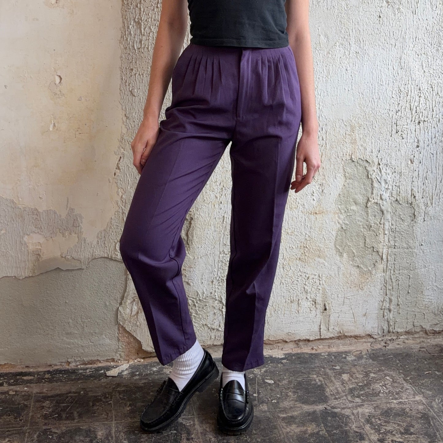 1980’s Plum High Waisted Pants 0
