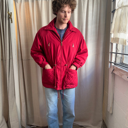 Red sport jacket