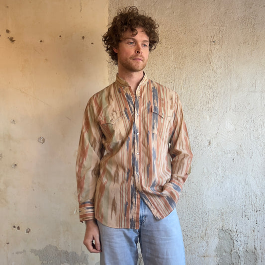 ELY Cattleman Earth Tone Pearl Snap