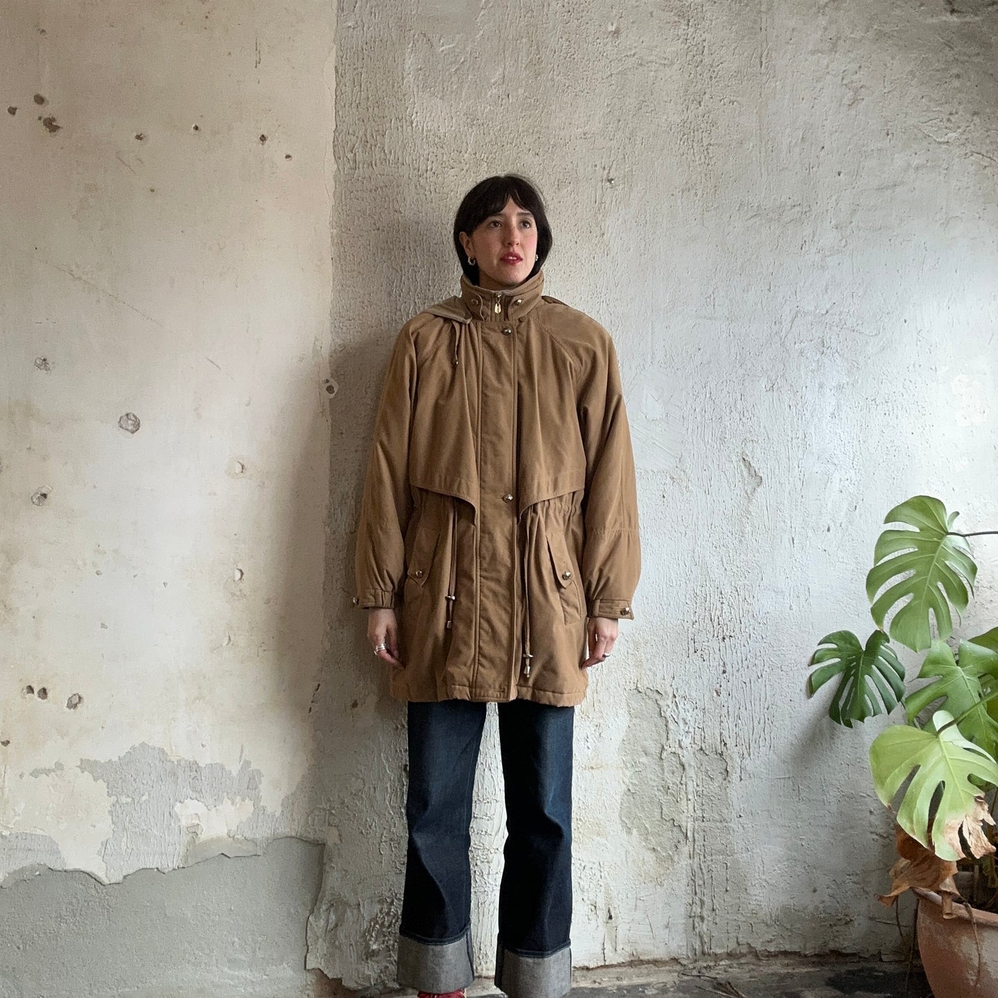 Light Brown Soft Parka
