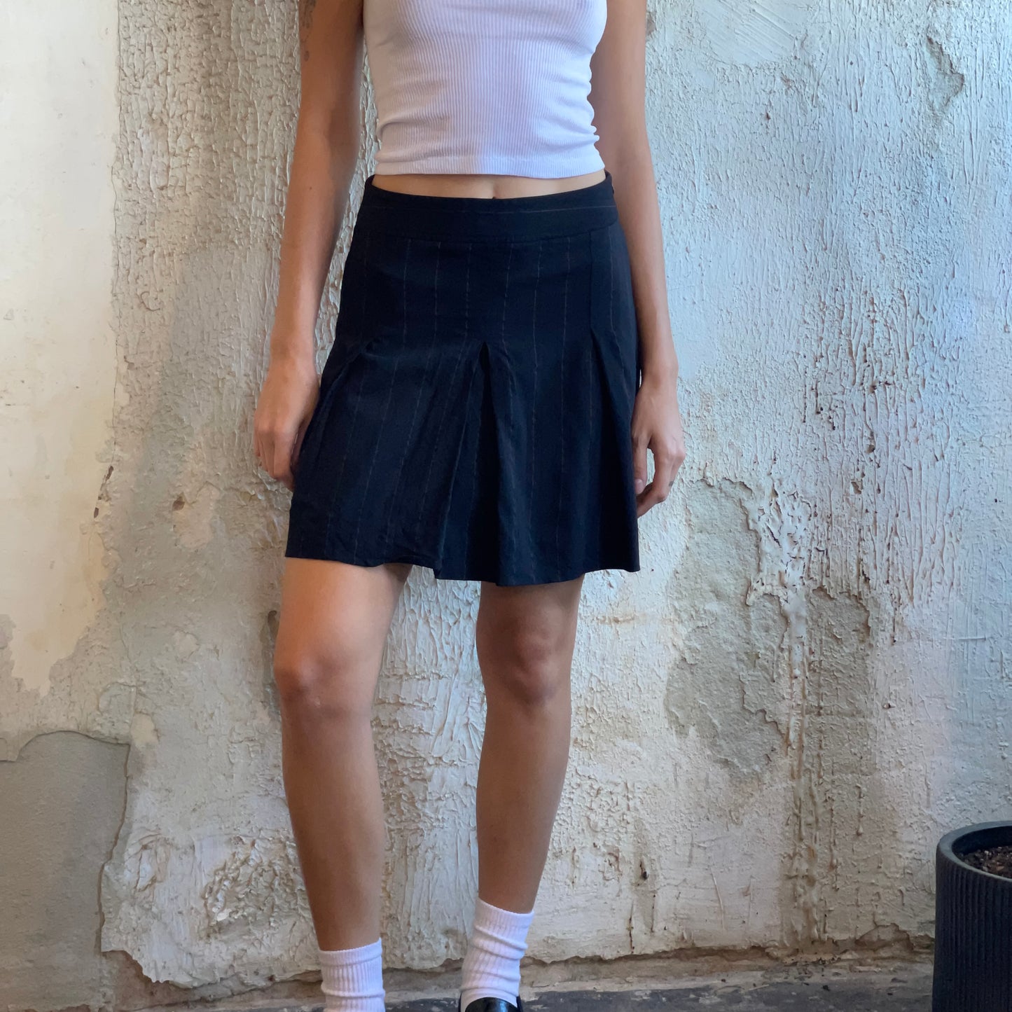 Pinstripe Skirt