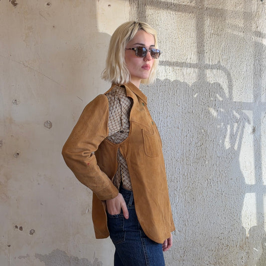 VTG Buckskin Western Jacket S/M