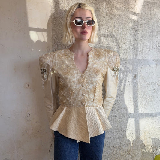 Vintage Chiarisse Textured Jacket S/M